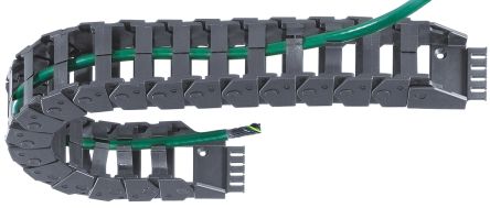 Igus E-chain, Z16 Kabel-Schleppkette Schwarz, 62,5 Mm X 39mm, Länge 1m Igumid NB, Seitenwand Flexibel