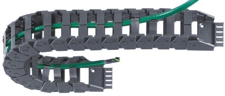 Igus E-chain, Z16 Kabel-Schleppkette Schwarz, 62,5 Mm X 39mm, Länge 1m Igumid NB, Seitenwand Flexibel