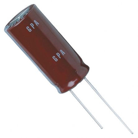 CHEMI-CON Condensador Electrolítico Nippon Serie GPA, 1200μF, ±20%, 50V Dc, Radial, Orificio Pasante, 18 (Dia.) X 25mm,