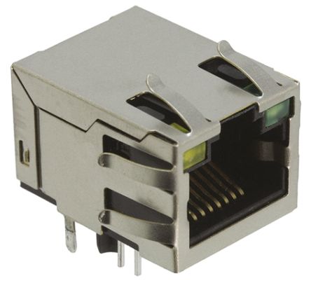 Wurth Elektronik Transformador LAN Ethernet, 1 Puertos, Agujero Pasante, 13.55 X 16 X 21.3mm, -40 → +85 °C