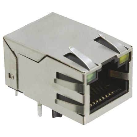 Wurth Elektronik Transformador LAN Ethernet, 1 Puertos, Agujero Pasante, 13.5 X 16.2 X 25.3mm, -40 → +85 °C