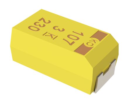 KEMET Condensador De Polímero T543_COTS, 15μF ±20%, 63V Dc, Montaje En Superficie, Paso 3.8mm, Dim. 7.3 X 4.3 X 4mm,