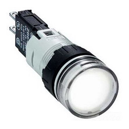 Schneider Electric Voyant Lumineux LED Blanc 48 → 120V C.a. / V C.c., Ø Découpe 16mm, IP65