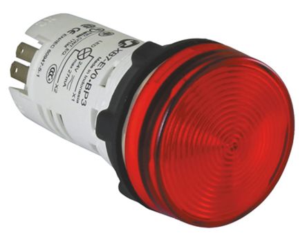 Schneider Electric Leuchtmelder Harmony XB7 230 → 240V Ac Rot, Ausschnitt-Ø 22mm LED Tafelmontage IP20, IP65