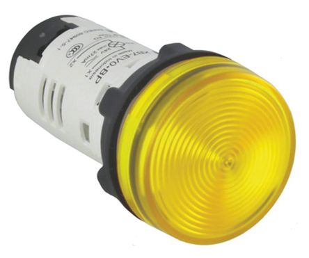 Schneider Electric Leuchtmelder Harmony XB7 230 → 240V Ac Gelb, Ausschnitt-Ø 22mm LED Tafelmontage IP20, IP65