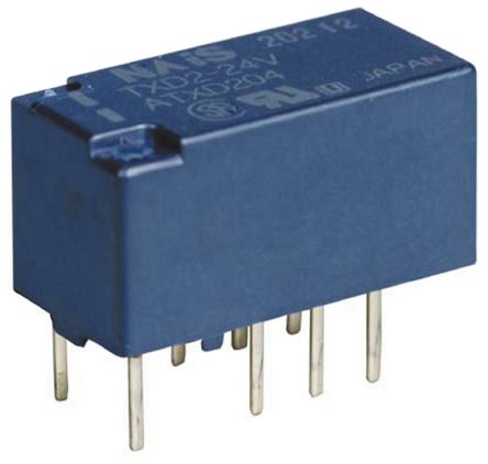 panasonic中间继电器24v直流线圈电压切换电流2a双刀双掷