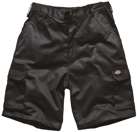 mens black polyester shorts