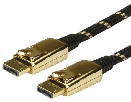 Roline Male DisplayPort To Male DisplayPort, PVC Cable, 3m