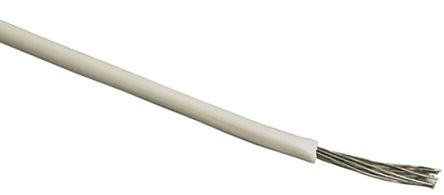RS PRO Einzeladerleitung 4 Mm², 12 AWG 100m Weiß PVC Isoliert Ø 4.3mm 56/0,3 Mm Litzen