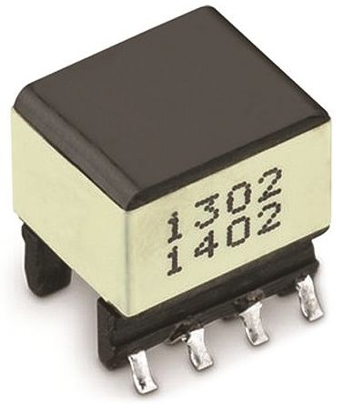 Wurth Elektronik Impulstransformator 1Ω 900mΩ 1,5:1:1 SMD, 3.5μH 10.5 X 10.5 X 11mm