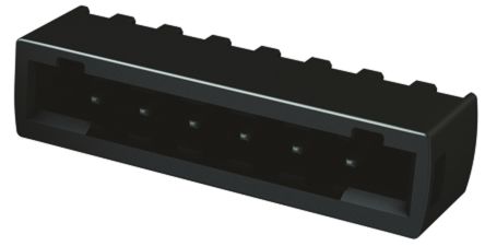 HARTING Har-Flexicon Leiterplatten-Stiftleiste Stecker Gerade, 2-polig / 1-reihig, Raster 2.54mm, SMT-Anschluss, 7.3A,