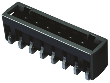 HARTING Har-Flexicon Leiterplatten-Stiftleiste Stecker Gerade, 3-polig / 1-reihig, Raster 2.54mm, SMT-Anschluss, 7.3A,
