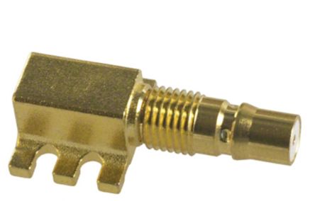 Amphenol RF Koaxialsteckverbinder QMA-Steckverbinder, Gewinkelt