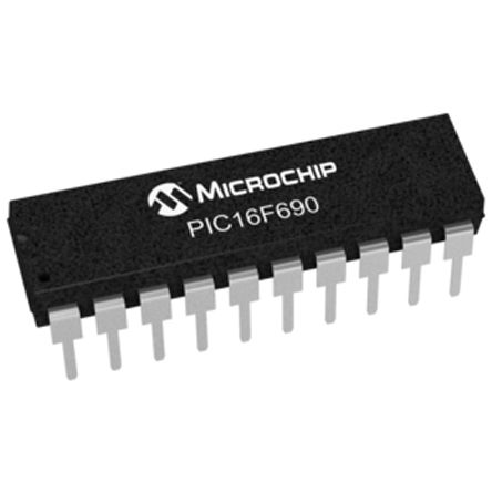 Microchip Microcontrôleur, 8bit, 256 B RAM, 7 KB, 20MHz,, DIP 20, Série PIC16F