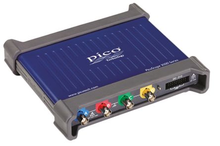 Pico Technology Osciloscopio Basado En PC 3205D MSO, Calibrado UKAS, Canales:2 A, 16 D, 100MHZ, Interfaz CAN, IIC, LIN,