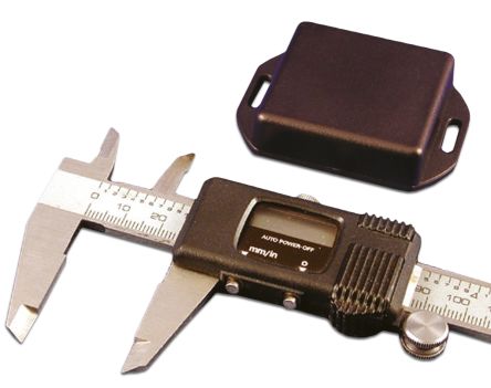 Hammond Caja De ABS Negro, 50 X 50 X 15mm, IP54