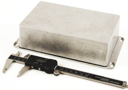 Hammond Caja De Aluminio Presofundido Natural, 187.75 X 119.5 X 56mm, IP65, Apantallada