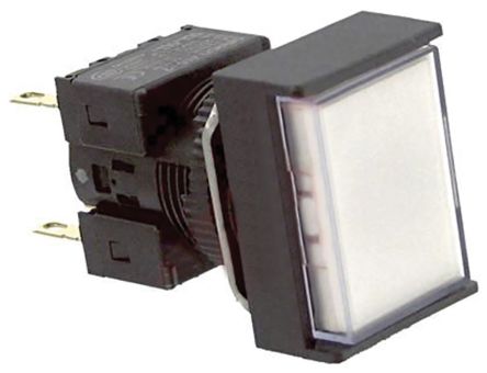 Omron A16 Drucktaster Beleuchtet Tafelmontage, Wechselschalter, 2-polig