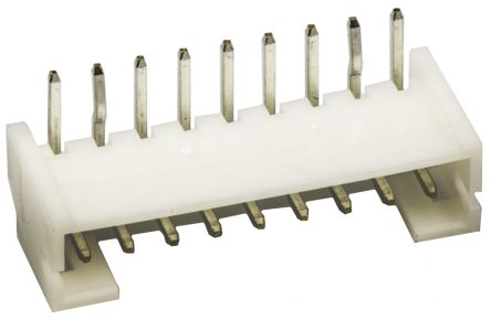 JST PH Leiterplatten-Stiftleiste Gewinkelt, 9-polig / 1-reihig, Raster 2.0mm, Kabel-Platine, Lötanschluss-Anschluss,