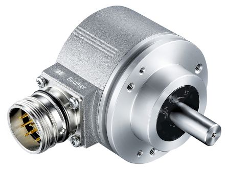 Baumer EIL580 Inkremental Drehgeber Optisch 1024/U, 12000U/min, 8 → 30 V Dc, HTL/Push-Pull Vollwelle Mit Ø 10mm