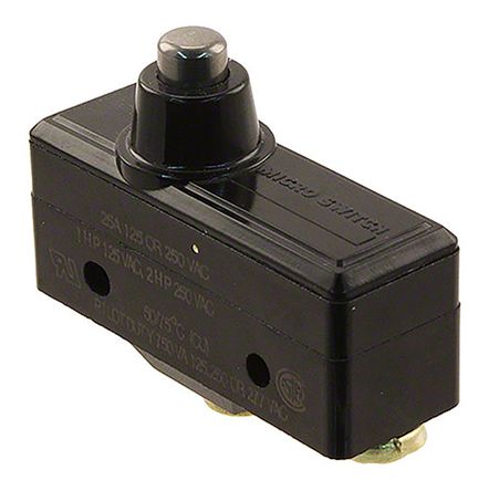 Honeywell Plunger Micro Switch, Screw Terminal, 25 A, SP-CO, IP64