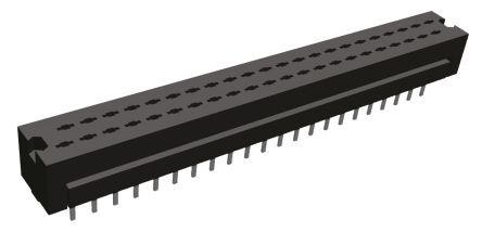 TE Connectivity AMP-LATCH IDC-Steckverbinder Stecker,, 44-polig / 2-reihig, Raster 2.54mm