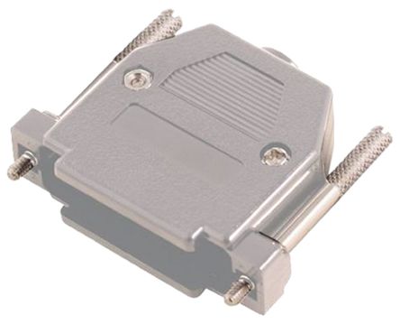 MH Connectors MHCCOV D-Sub-Gehäuse Gerade, 15-polig, Grau, Größe A, Aus ABS