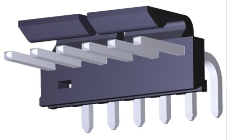 Molex KK 396 Series Right Angle Through Hole Pin Header, 6 Contact(s), 3.96mm Pitch, 1 Row(s), Unshrouded