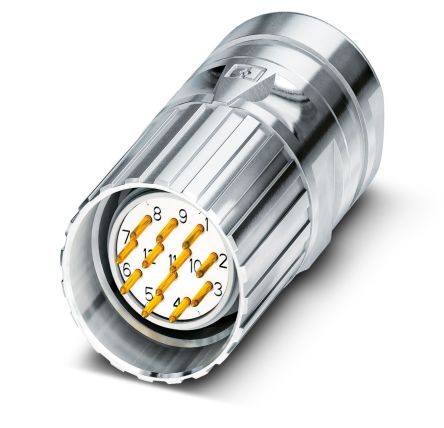 Phoenix Contact Circular Connector, 16 Contacts, Cable Mount, M23 Connector, Socket, Male, IP67, CA Series