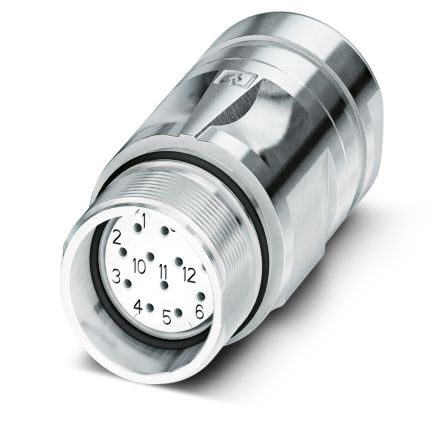 Phoenix Contact Circular Connector, 12 Contacts, Cable Mount, M23 Connector, Socket, Female, IP67, CA Series