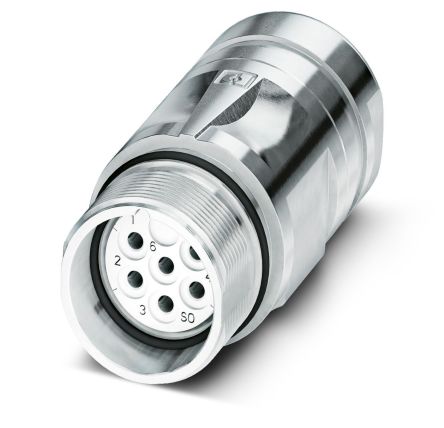 Phoenix Contact Circular Connector, 6 Contacts, Cable Mount, M23 Connector, Socket, Female, IP67, CA Series