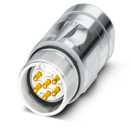 Phoenix Contact Circular Connector, 6 Contacts, Cable Mount, M23 Connector, Plug, Male, IP67, CA Series