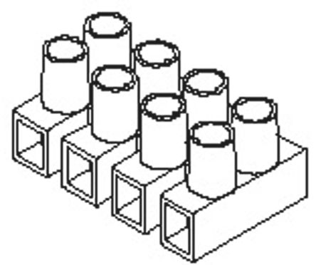 Molex Barrier Strip, 12 Contact, 12mm Pitch, 2 Row, 40A, 300 V