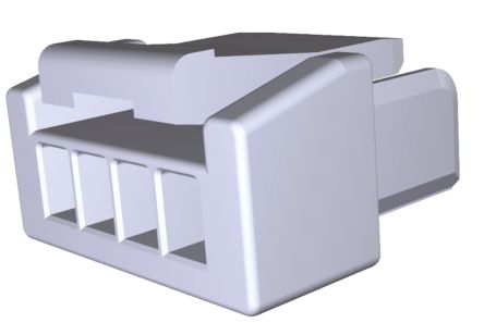 Molex Micro-Lock Steckverbindergehäuse Buchse 1.25mm, 4-polig / 1-reihig Gerade, Kabelmontage Für