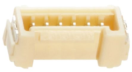 Molex Micro-Lock Leiterplatten-Stiftleiste Abgewinkelt, 6-polig / 1-reihig, Raster 1.25mm, Kabel-Platine,