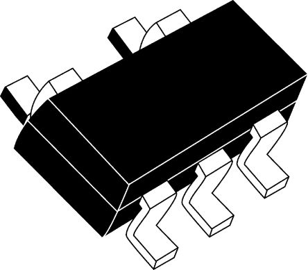 DiodesZetex Logikgatter, 1-Elem., NAND, AHC, Push-Pull, 8mA, 5-Pin, SOT-25, 2 Schmitt-Trigger-Eingang