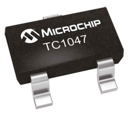 Microchip Spannung Spannungstemperaturfühler ±2°C SMD, 3-Pin, Analog -40 Bis +125 °C.