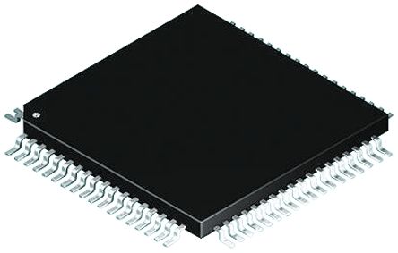 Microchip Processeur Signal Numérique, DSPIC30F6014A-20E/PT, 16bit, 40MHz, 144 KB Flash, 1 (16 X 12 Bits) ADC, TQFP 80 .