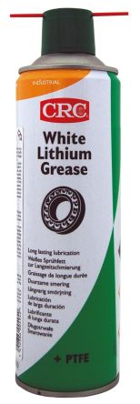 CRC WHITE LITHIUM GREASE Lithium-Komplex, Synthetik Fett Weiß -18°C, Spray 500 Ml