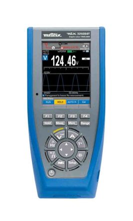 Metrix 3292 Handheld Digital Multimeter, True RMS, 100A Ac Max, 100A Dc Max, 1000V Ac Max - UKAS Calibrated