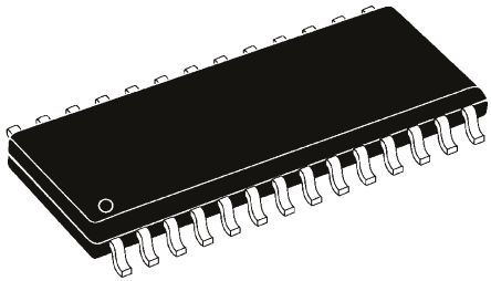 Microchip Microcontrôleur, 8bit, 368 B RAM, 8,192 Ko, 20MHz, SOIC 28, Série PIC16F