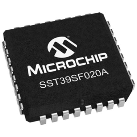 Microchip SST39 Flash-Speicher 2MB, 256K X 8 Bit, Parallel, 70ns, PLCC, 32-Pin, 4,5 V Bis 5,5 V