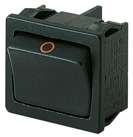Marquardt Tafelmontage Wippschalter, 2-poliger Ein/Ausschalter Ein-Neutral-Aus, 12 A 19.2mm X 21.9mm, IP 40