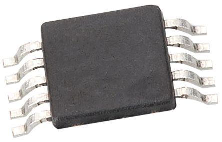 Microchip 12 Bit DAC MCP4728A1-E/UN, Quad MSOP, 10-Pin, Interface Seriell (I2C)