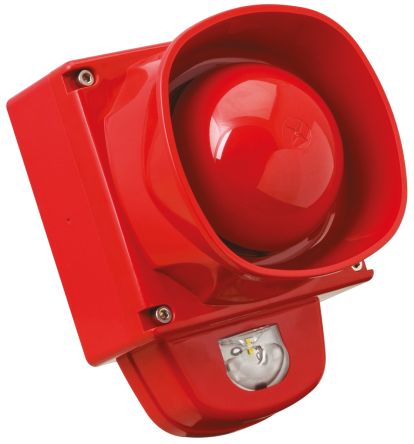 Eaton Fulleon LED Blitz-Licht Alarm-Signalleuchte Rot / 100dB, 19 → 28 V Dc, 9 → 15 V Dc