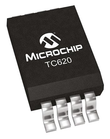 Microchip Capteur De Température, -40 à +125 °C., SOIC 8-pin