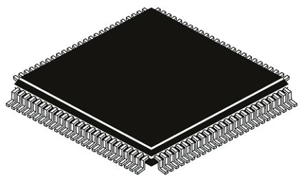 Microchip Mikrocontroller PIC32MX PIC 32bit SMD 512 + 12 KB TQFP 100-Pin 80MHz 64 KB RAM USB