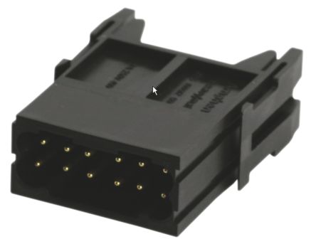 Amphenol Industrial Heavy Duty Power Connector Module, Male, Heavy Mate F Series, 12 Contacts