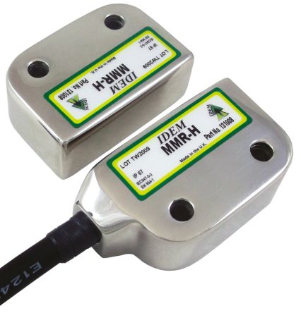 IDEM HYGIEMAG MMR-H M12 Berührungsloser Sicherheitsschalter Aus Edelstahl 316 24V Dc, 2 Öffner / Schließer, Magnet