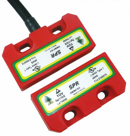 IDEM AG SPR M12 Berührungsloser Sicherheitsschalter Aus Kunststoff 250V Ac, 2 Öffner / Schließer, Magnet Betätiger